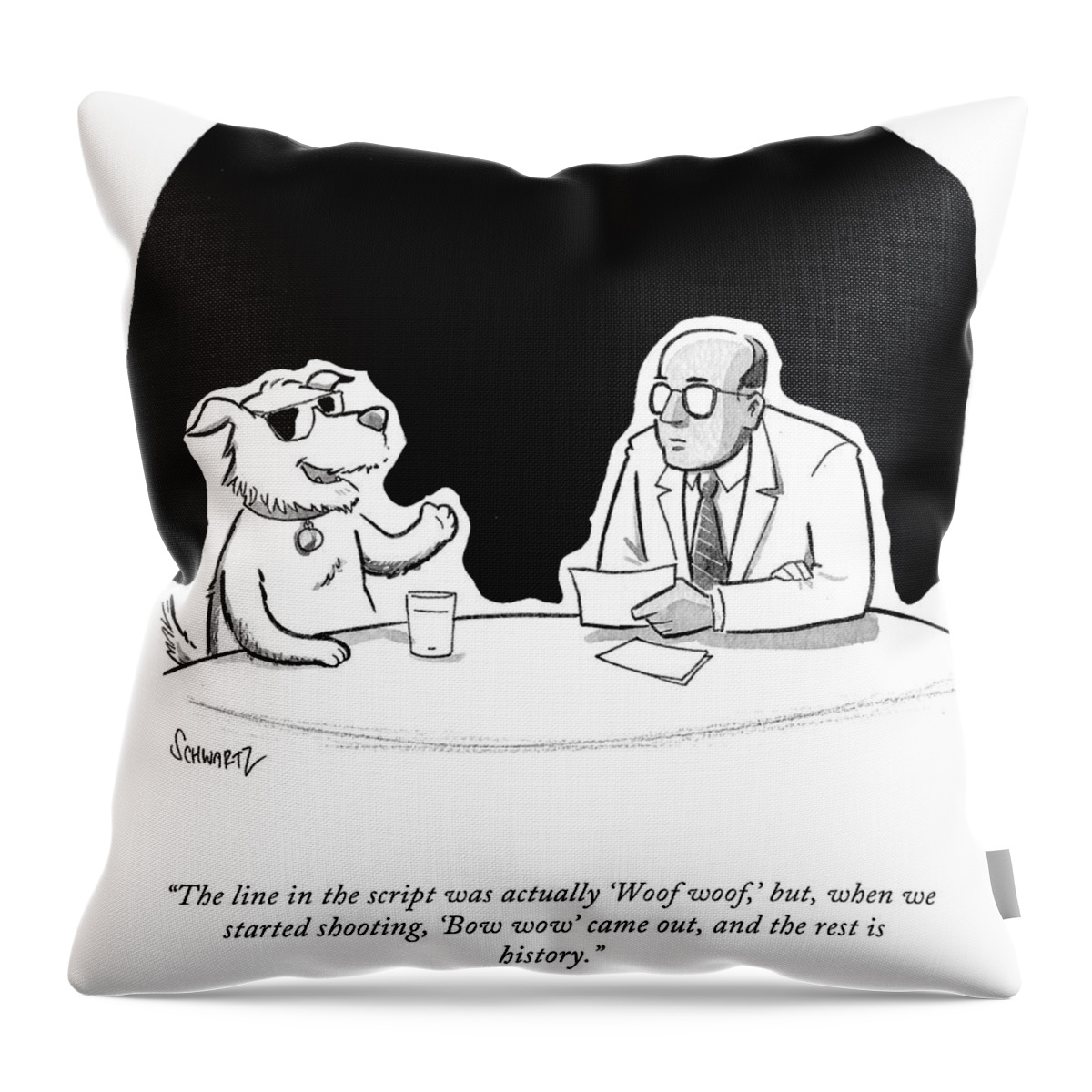 The Rest Is History Throw Pillow