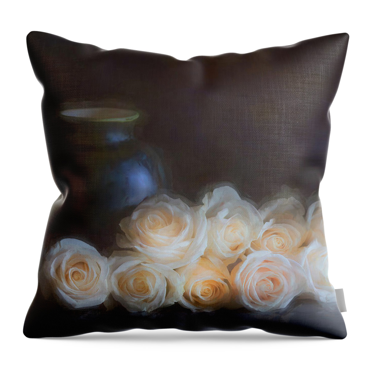 White Flowers Throw Pillow featuring the photograph The Spoils of Nature by Sylvia Goldkranz