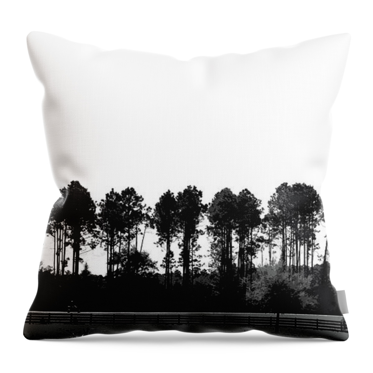 Trees Throw Pillow featuring the photograph The Trees by Neala McCarten