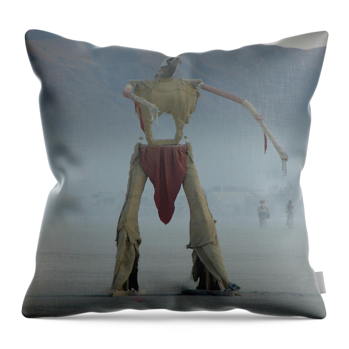 Sculpture Throw Pillow featuring the photograph Thirsty by Carl Moore