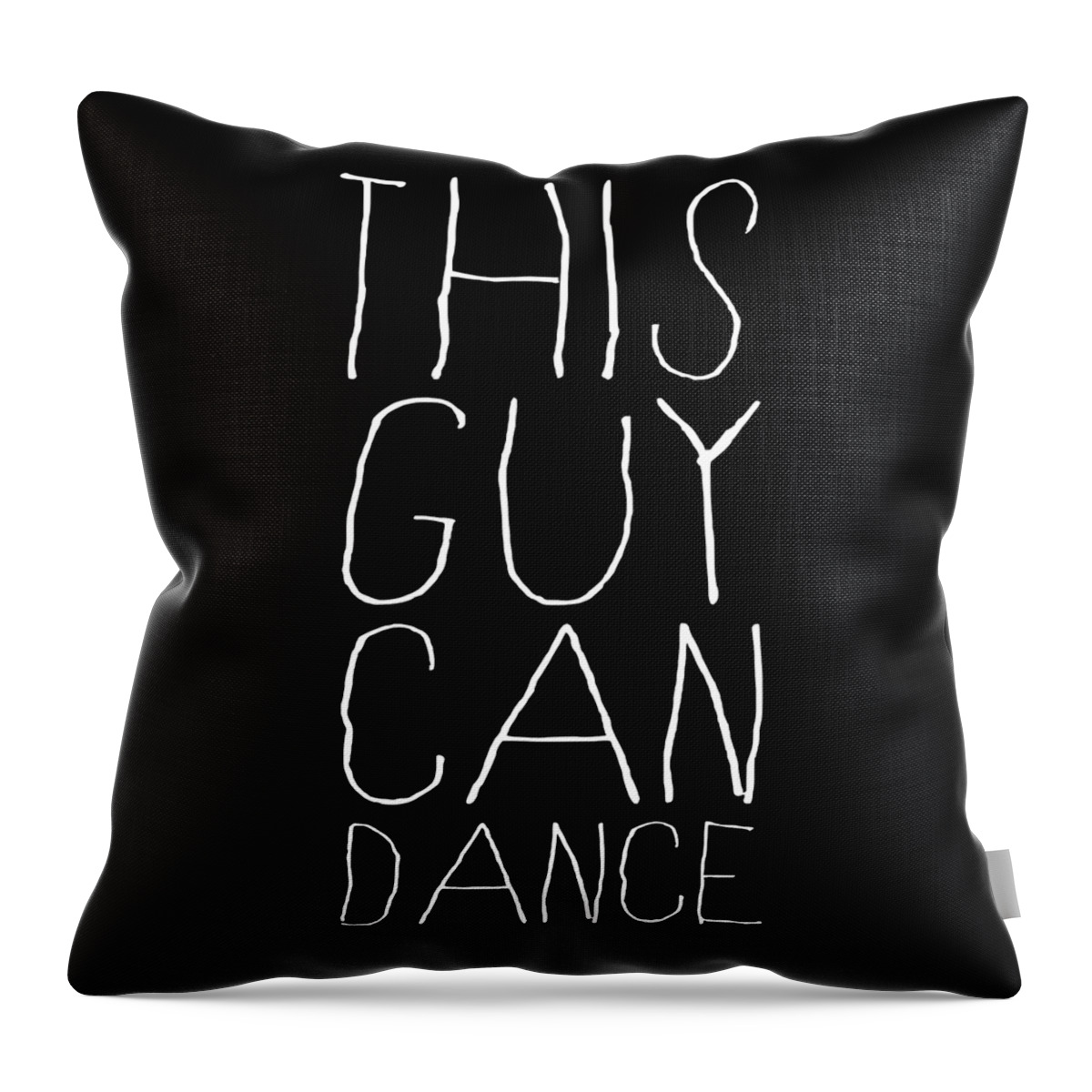 Funny Throw Pillow featuring the digital art This Guy Can Dance by Flippin Sweet Gear