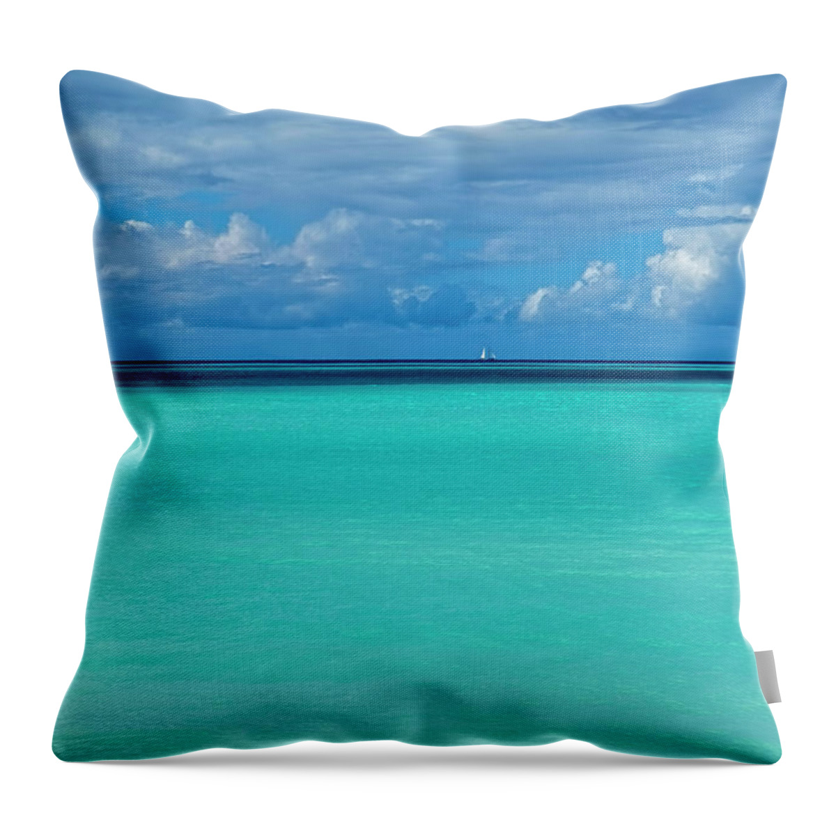 Ocean Throw Pillow featuring the photograph Moments To Remember by Lucinda Walter