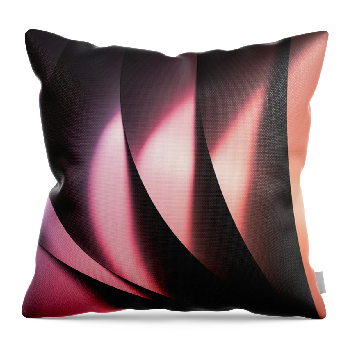 Abstract Photography Throw Pillow featuring the photograph Those tones paper. by Silvia Marcoschamer