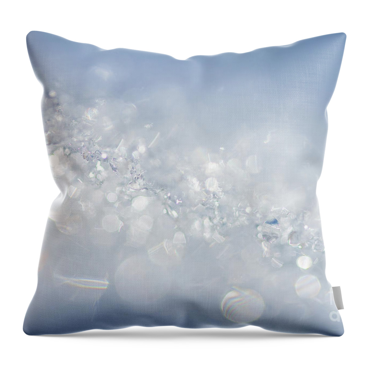 Blue Throw Pillow featuring the photograph Tiffany Time by Marilyn Cornwell