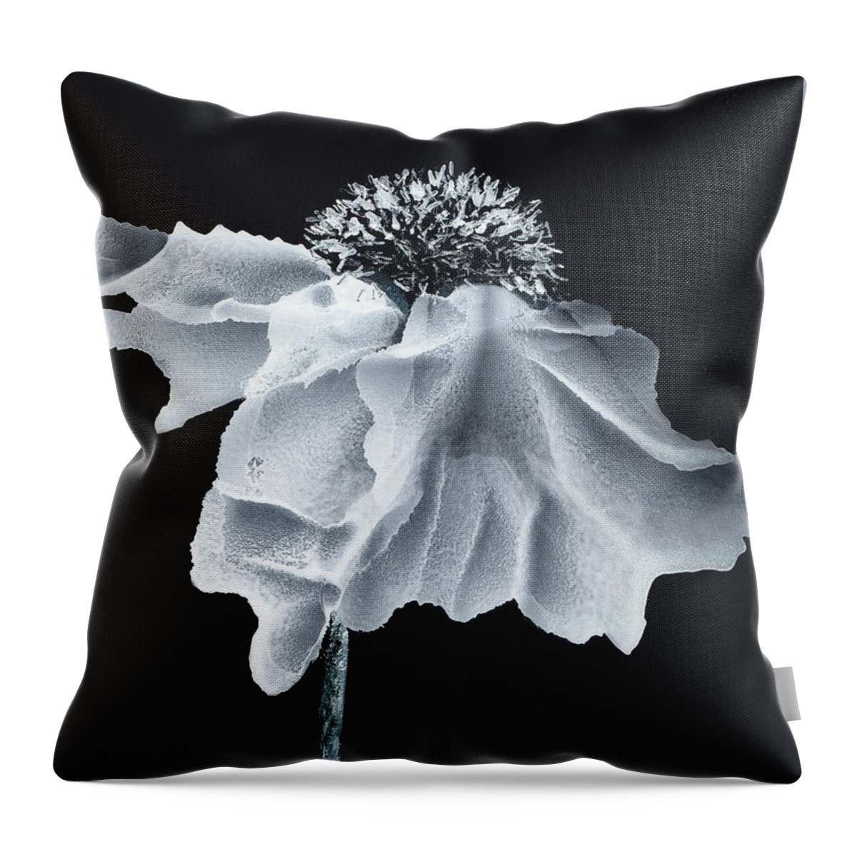 Flower Throw Pillow featuring the painting Tiny Dancer by Kimberly Deene Langlois