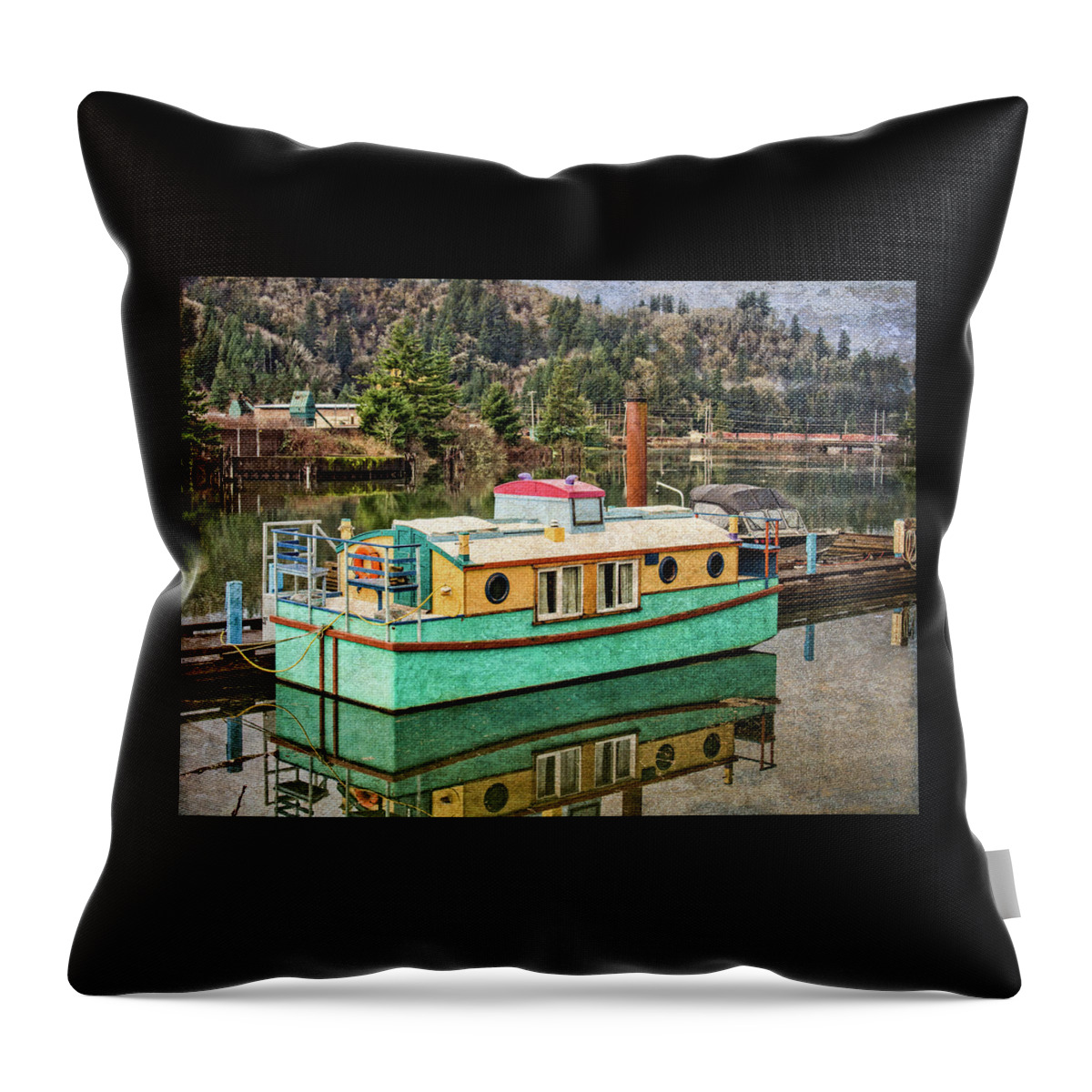 Showboat Throw Pillow featuring the photograph Toledo Showboat by Thom Zehrfeld