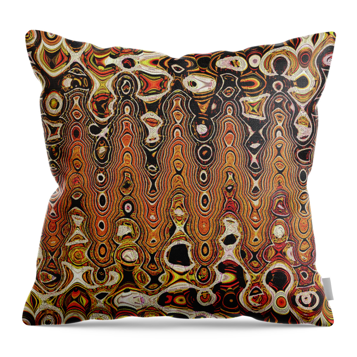 Tom Stanley Janca Throw Pillow featuring the digital art Tom Stanley Janca Abstract Design #5766p6abt by Tom Janca