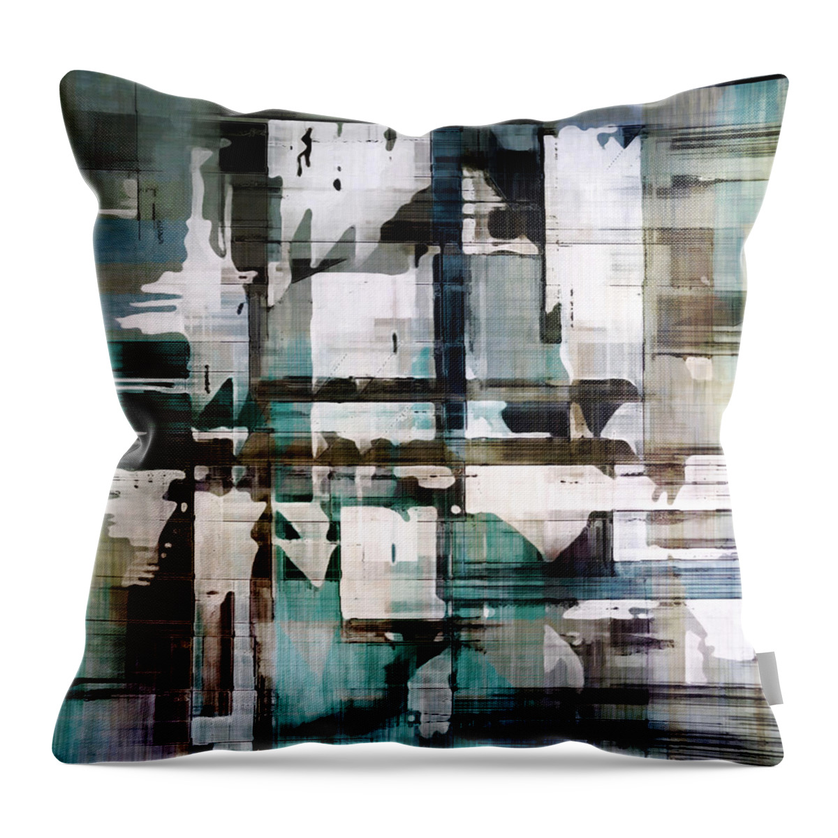  Throw Pillow featuring the digital art Tranquility Base by David Hansen