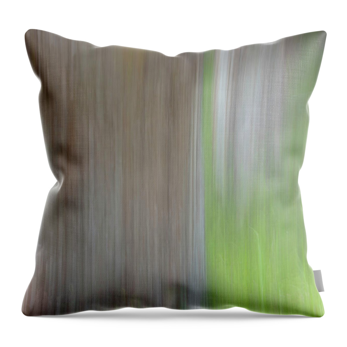 Tree Throw Pillow featuring the photograph Trees in the Forest by Kathy Paynter