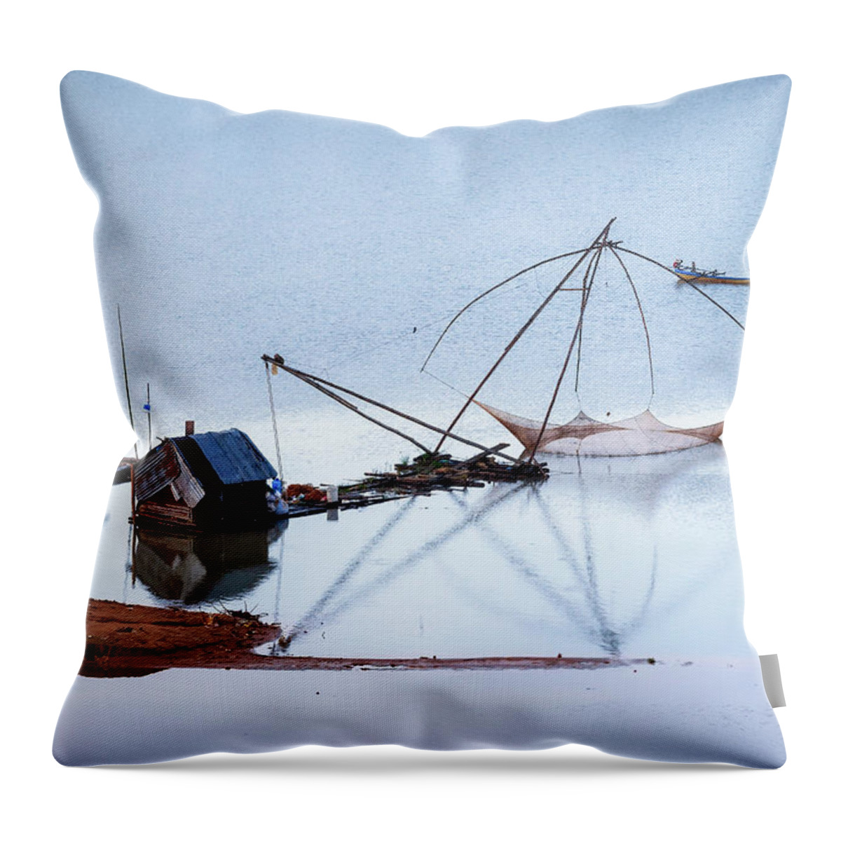 Awesome Throw Pillow featuring the photograph Twilight by Khanh Bui Phu