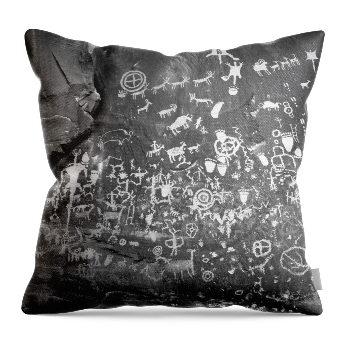 Landscape Throw Pillow featuring the photograph Utah Outback 35 by Mike McGlothlen