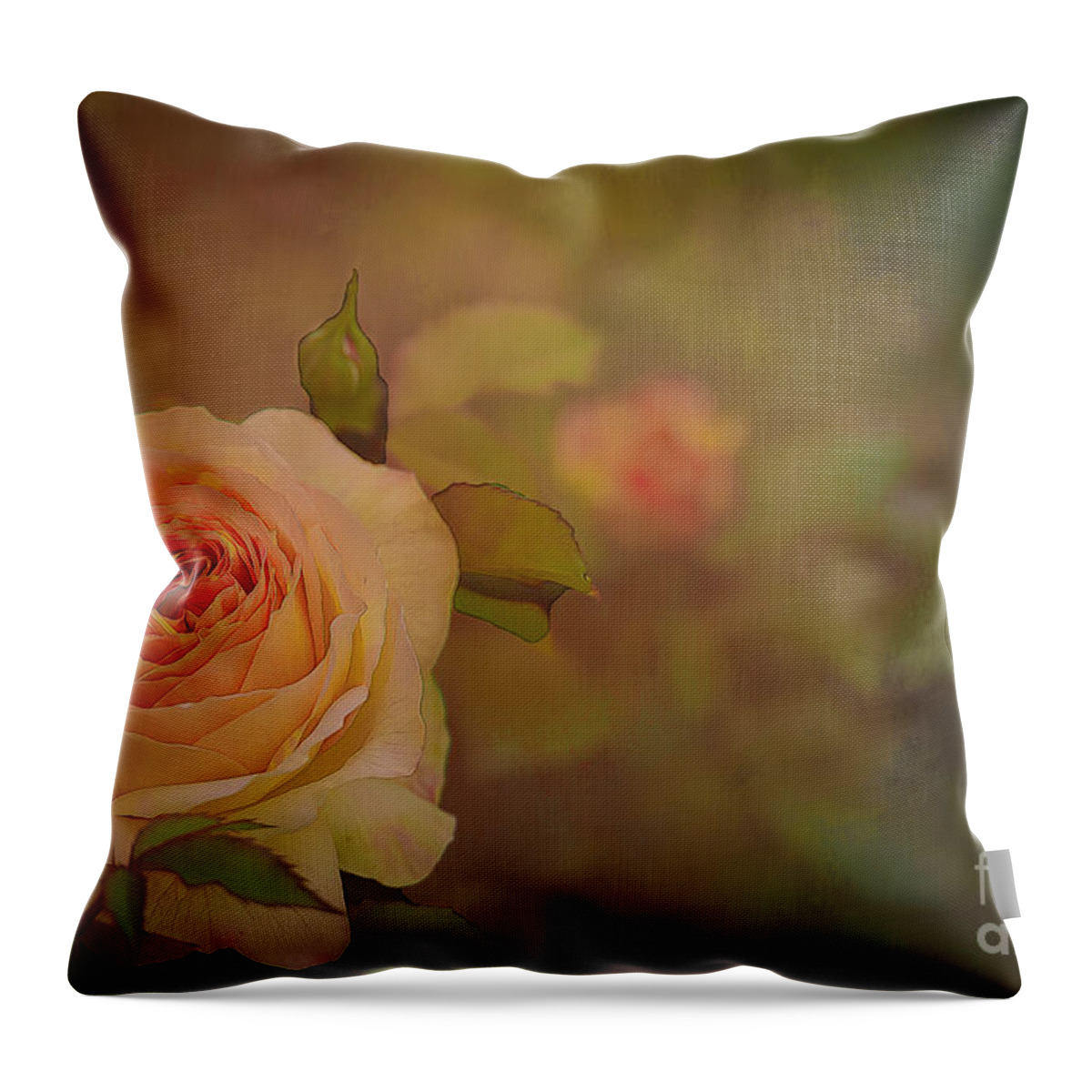 Rose Throw Pillow featuring the photograph Victorian Rose by Shelia Hunt