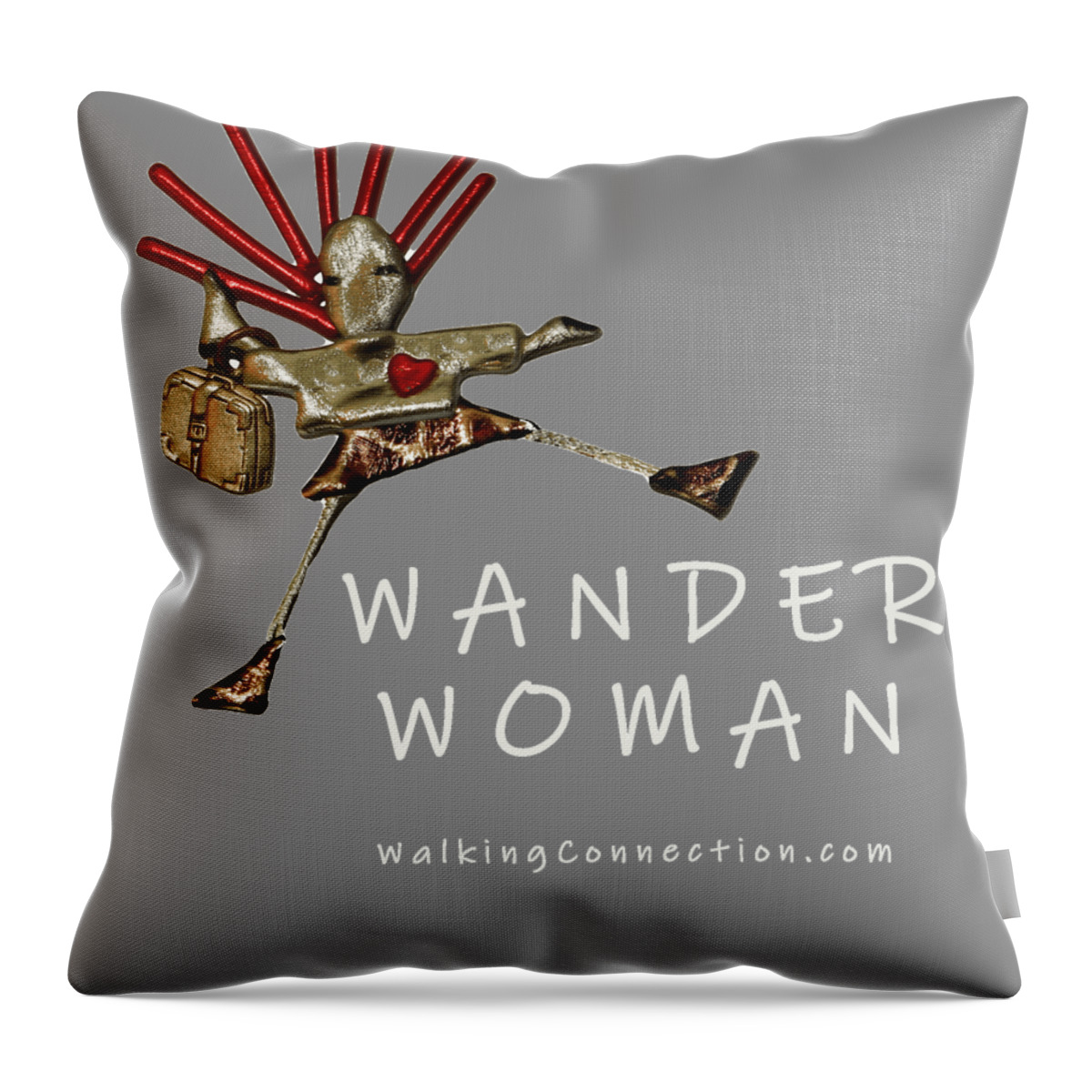 Wander Woman. Living Room Throw Pillow featuring the photograph Wander Woman by Gene Taylor