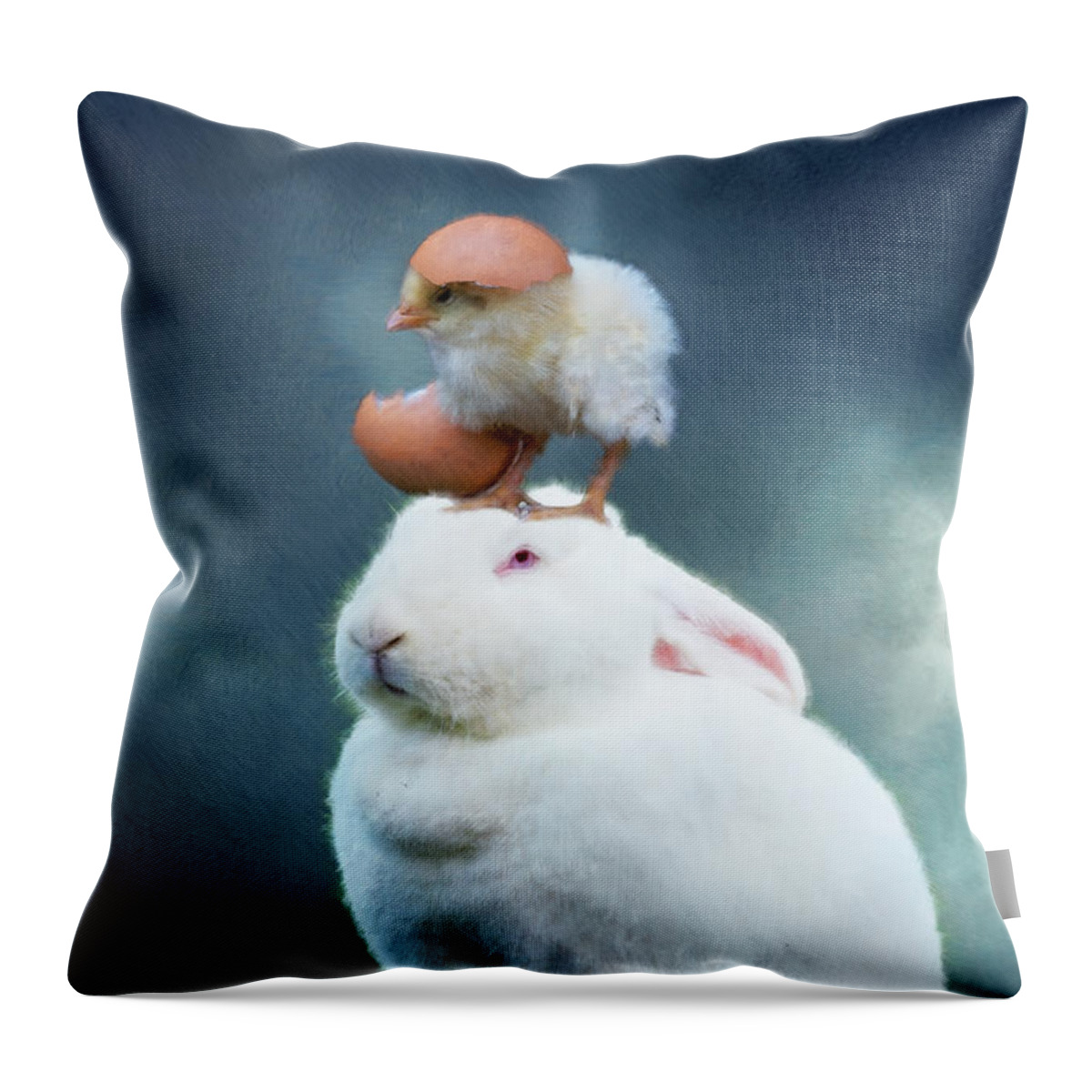 Easter Throw Pillow featuring the mixed media Wasn't Supposed To Happen by Ed Taylor