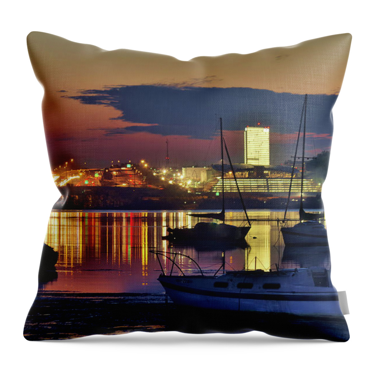 Water Throw Pillow featuring the photograph Waters edge by Buddy Scott