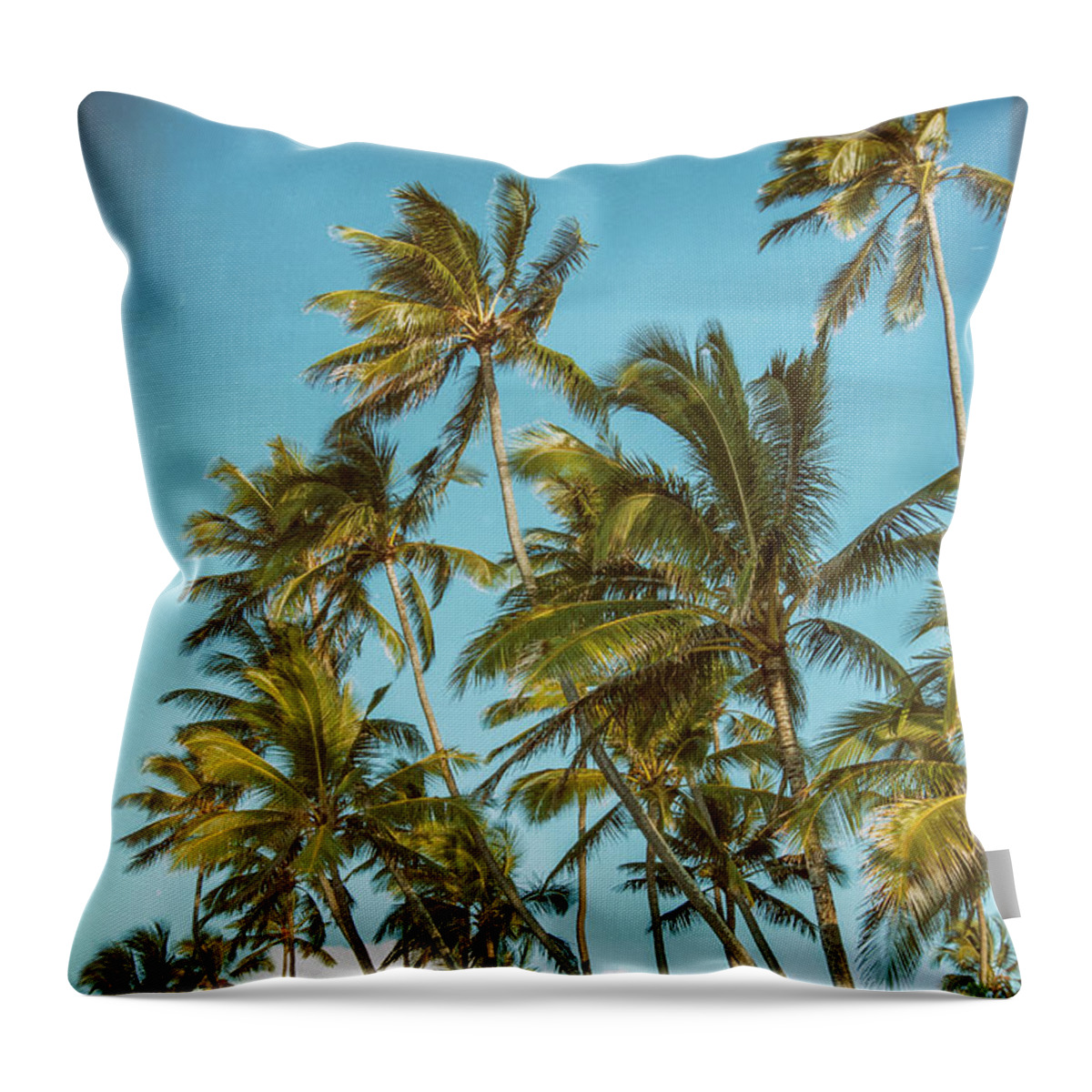 Hawaii Throw Pillow featuring the photograph Wave Bye Bye by Carmen Kern