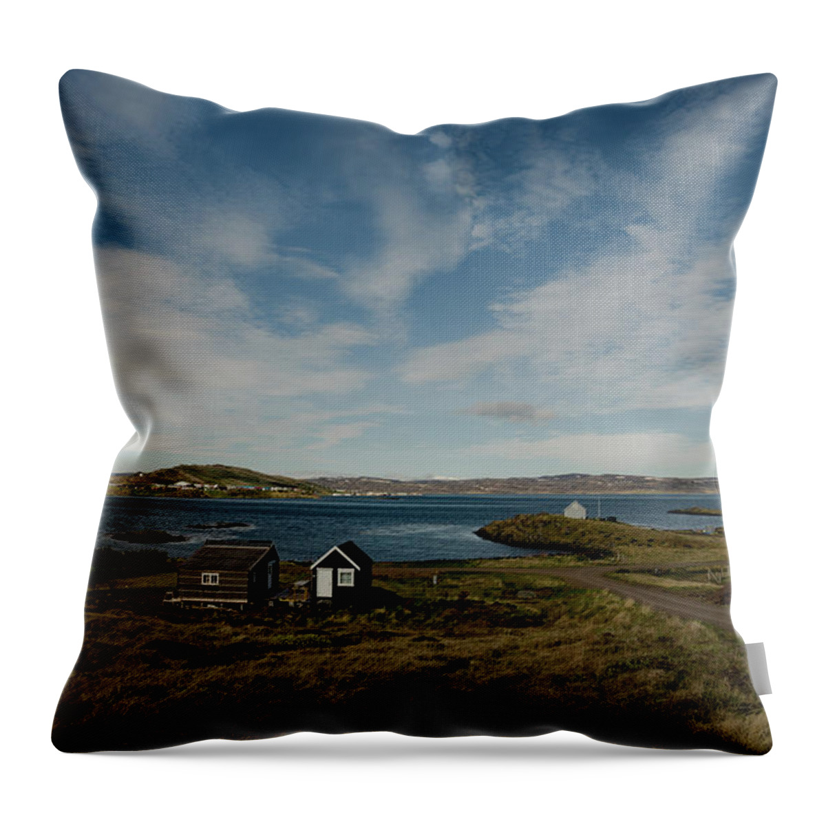 Landscape Throw Pillow featuring the photograph Westfjords,Iceland by Eva Lechner