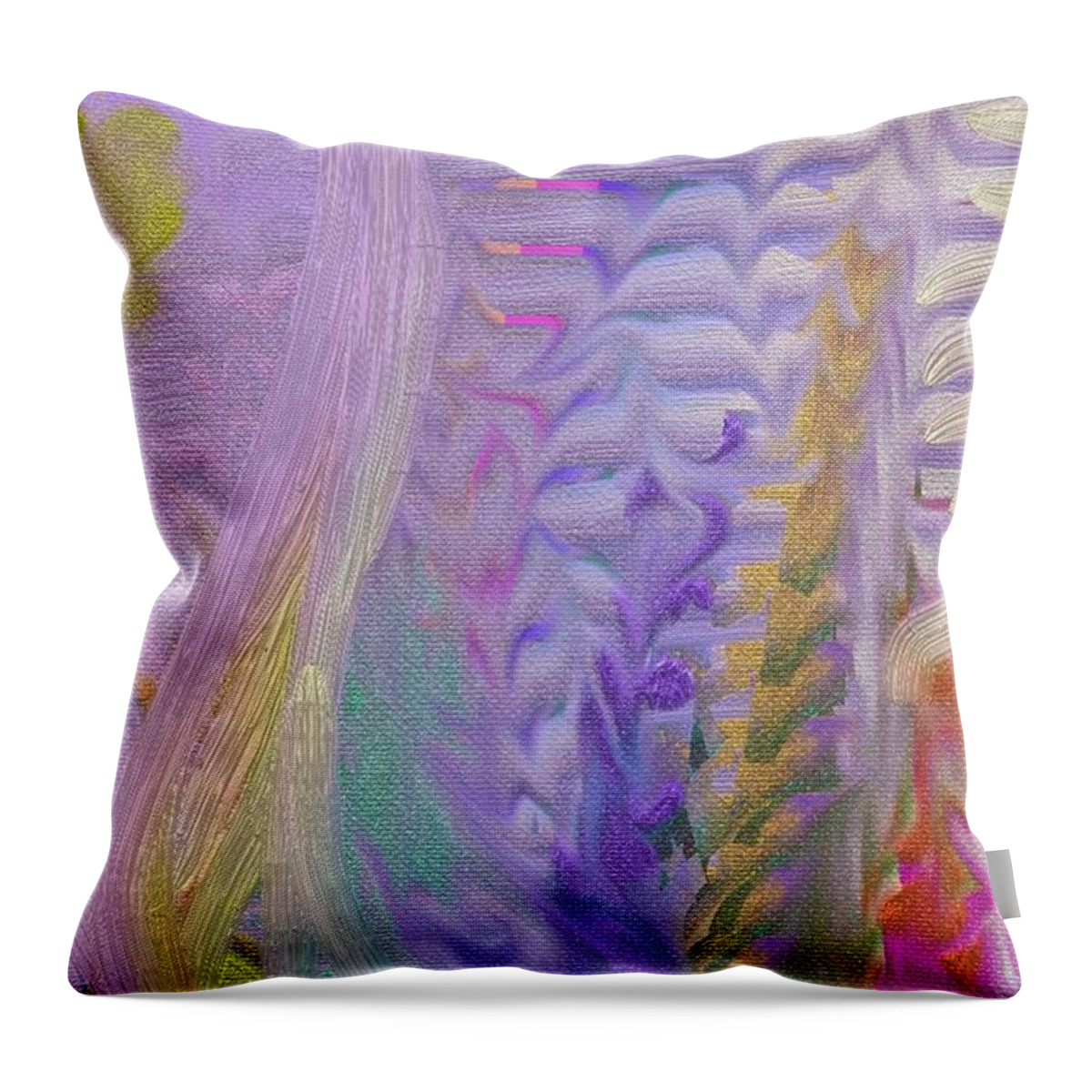 Abstract Throw Pillow featuring the painting Whirlwind by Naomi Jacobs