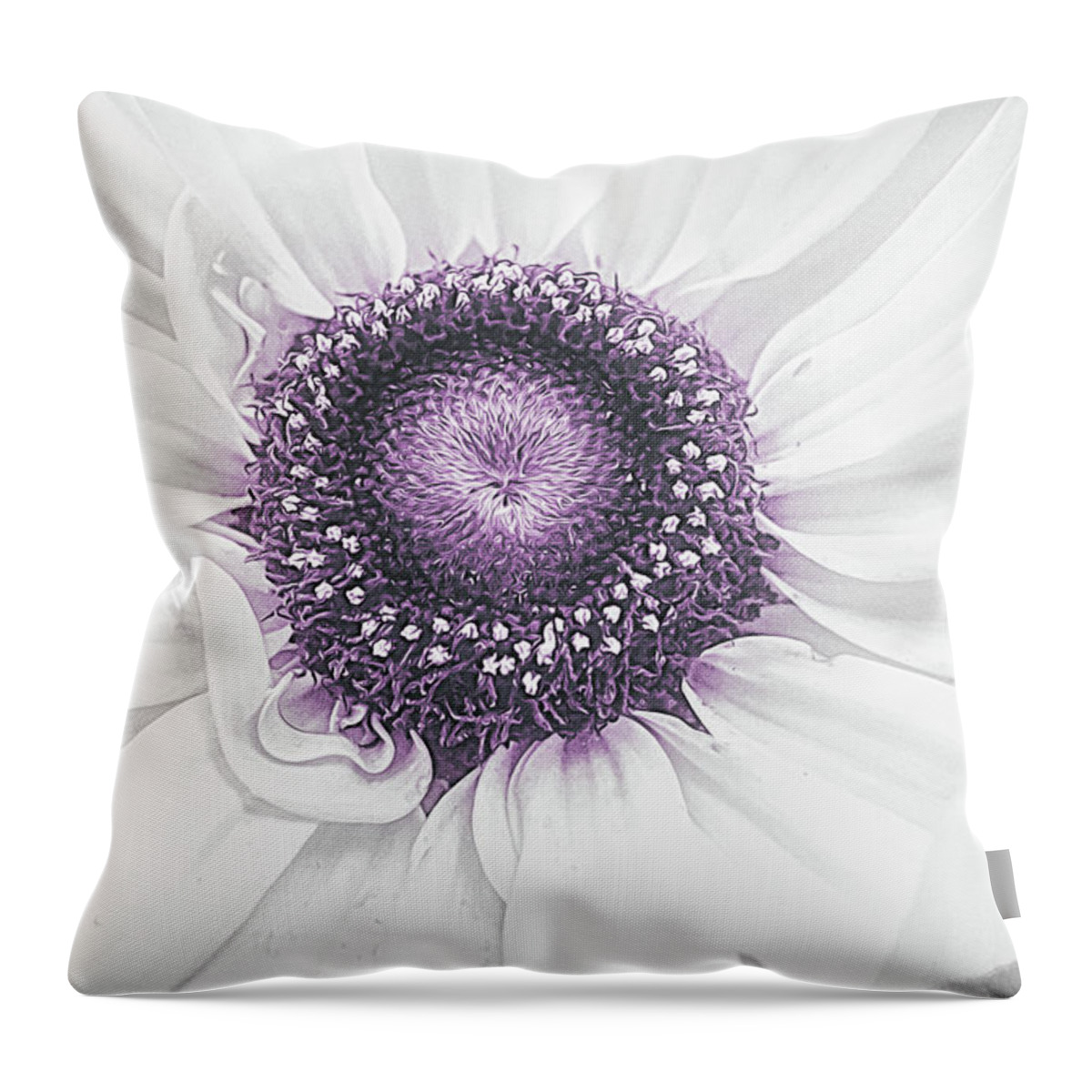 Flowers Throw Pillow featuring the photograph Who Says I Have To Be Yellow by Anita Pollak
