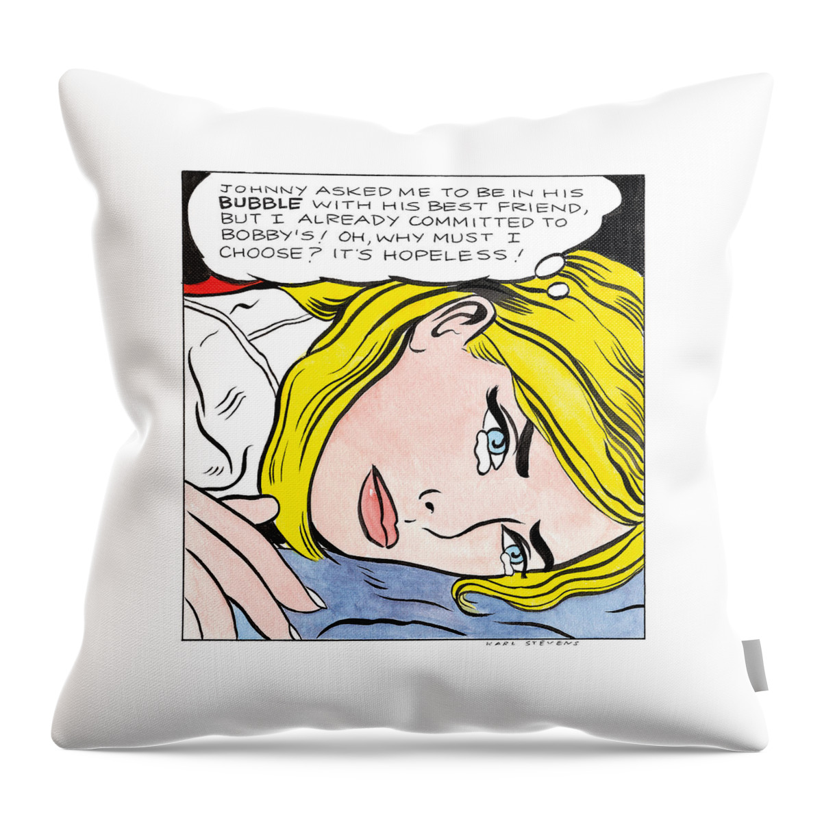 Why Must I Always Choose? Throw Pillow