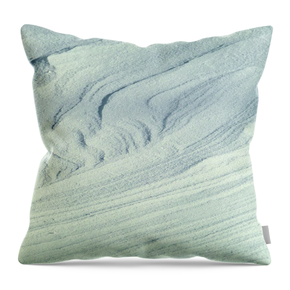 Ice Throw Pillow featuring the photograph Winter Abstract II by Theresa Fairchild