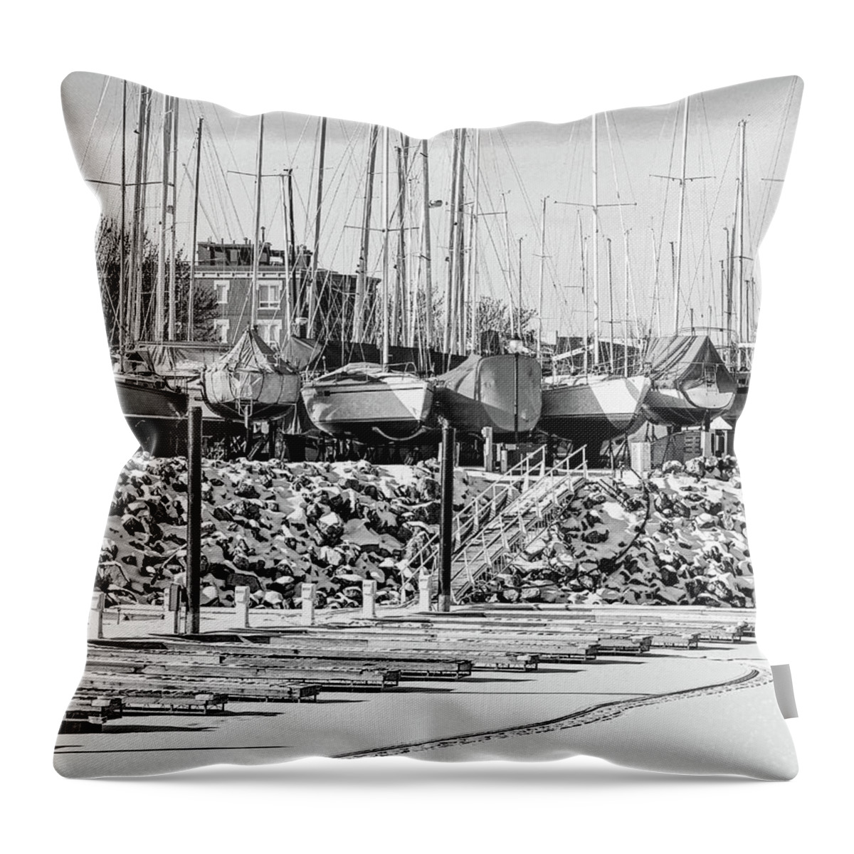 Lake Pepin Throw Pillow featuring the photograph Winter Season by Susie Loechler