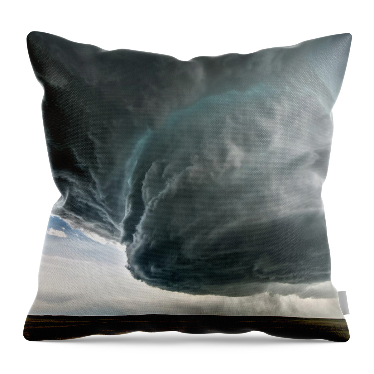 Weather Throw Pillow featuring the photograph Wright, Wyoming by Colt Forney