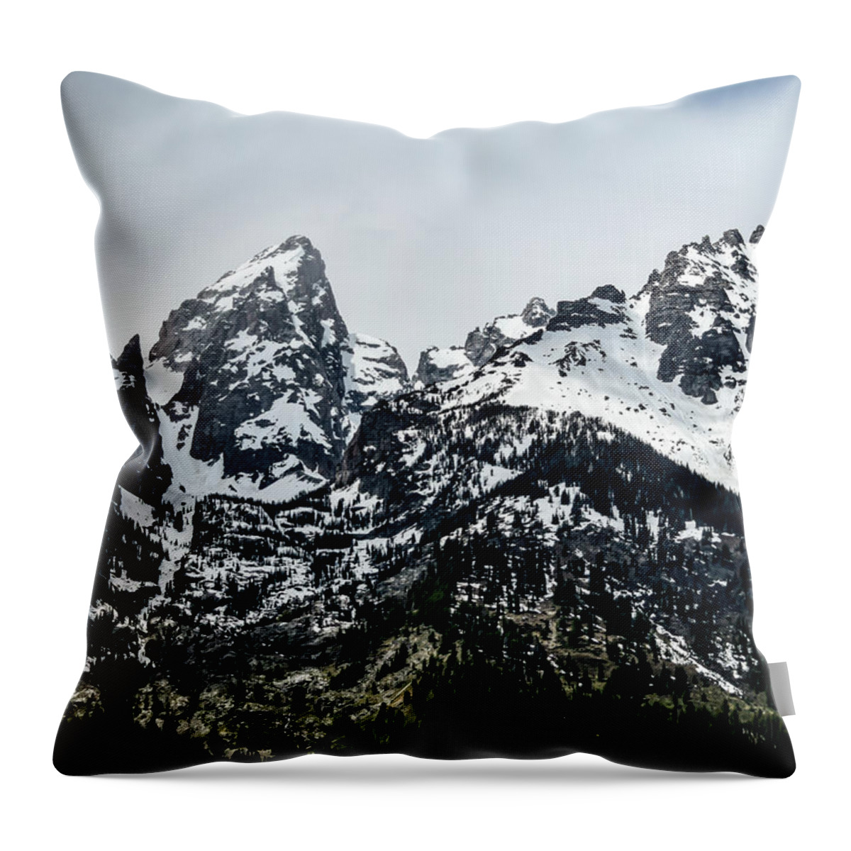 Grand Teton National Park Images Throw Pillow featuring the photograph Wyoming Grand Teton Photography 20180521-194 by Rowan Lyford