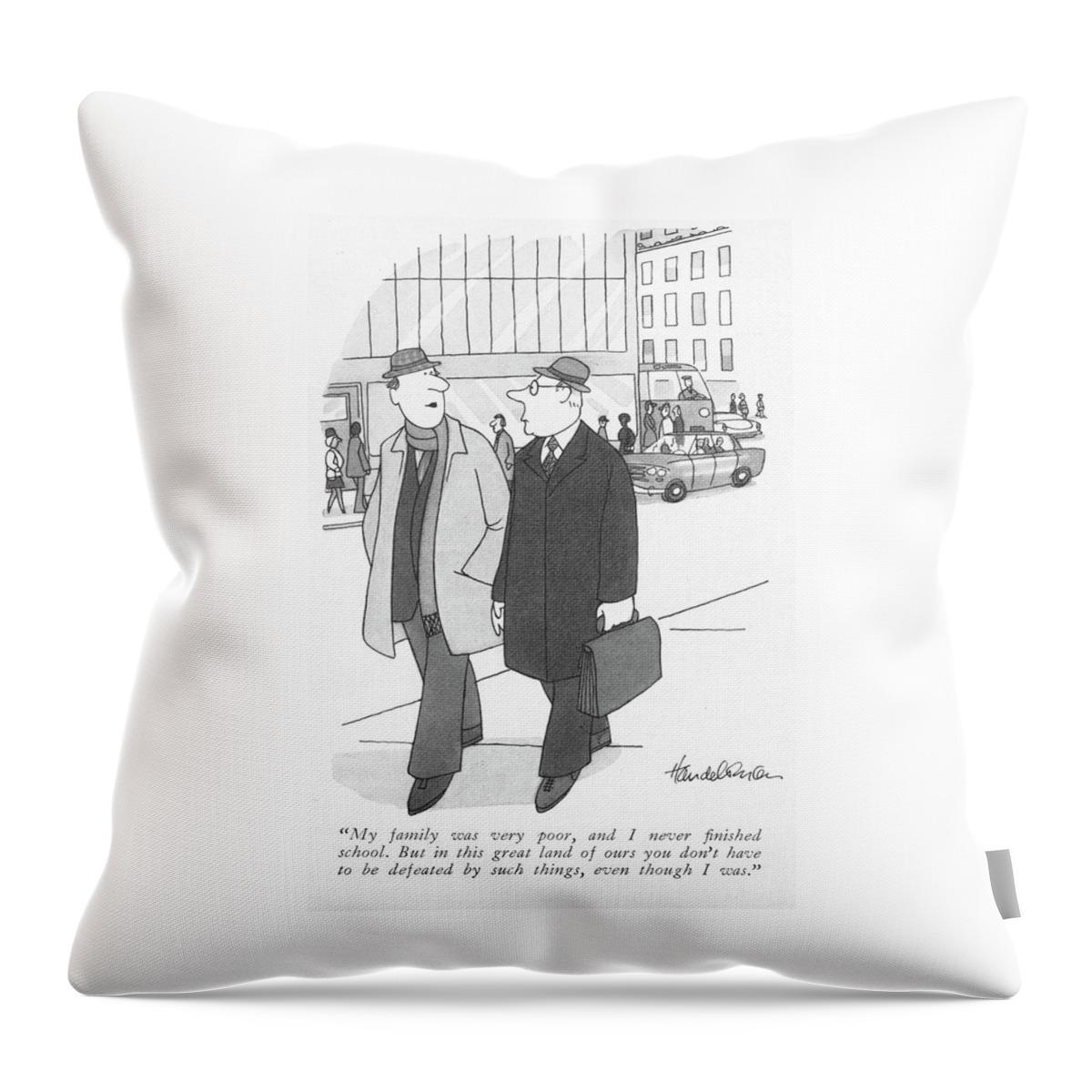 You Don't Have To Be Defeated Throw Pillow