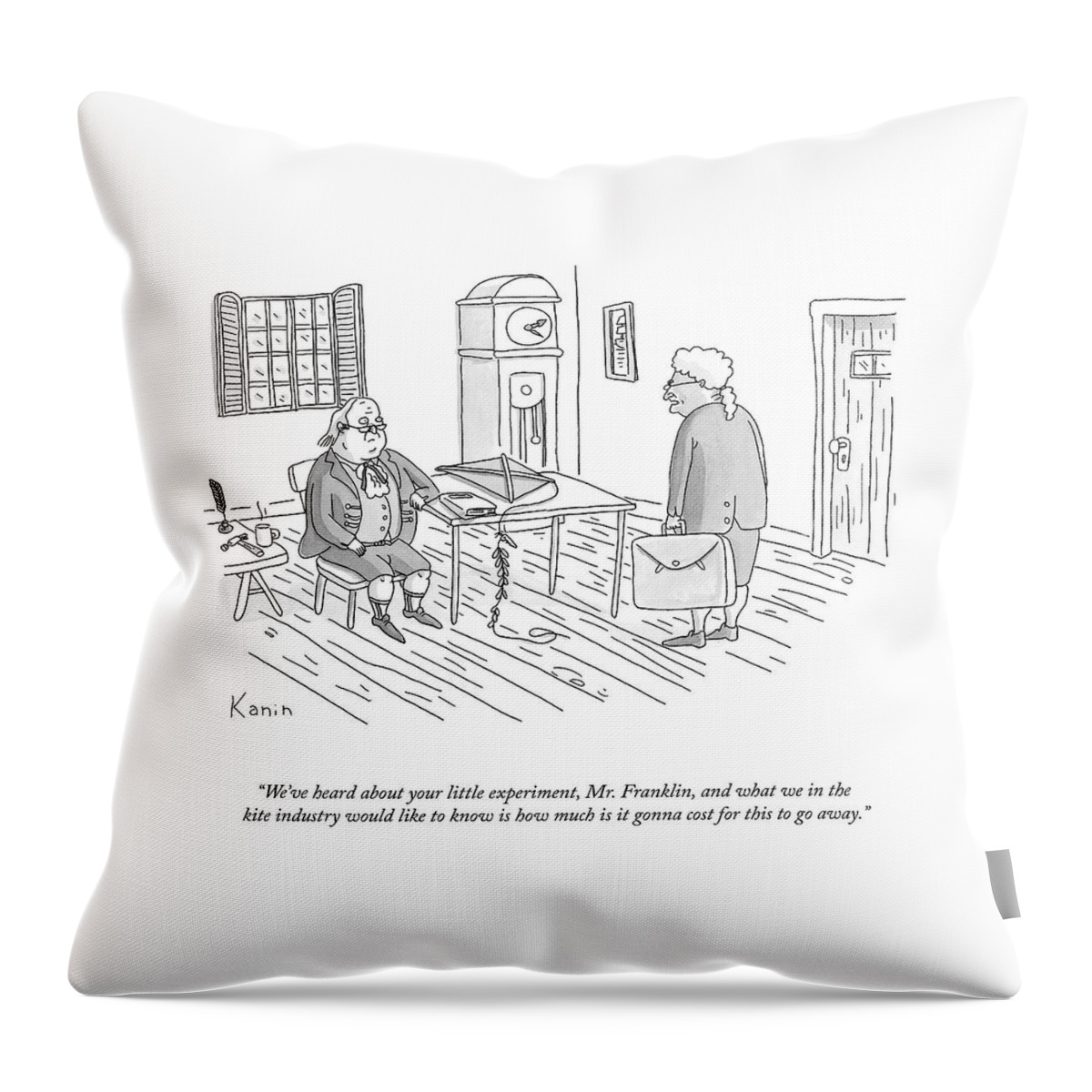 Your Little Experiment Throw Pillow