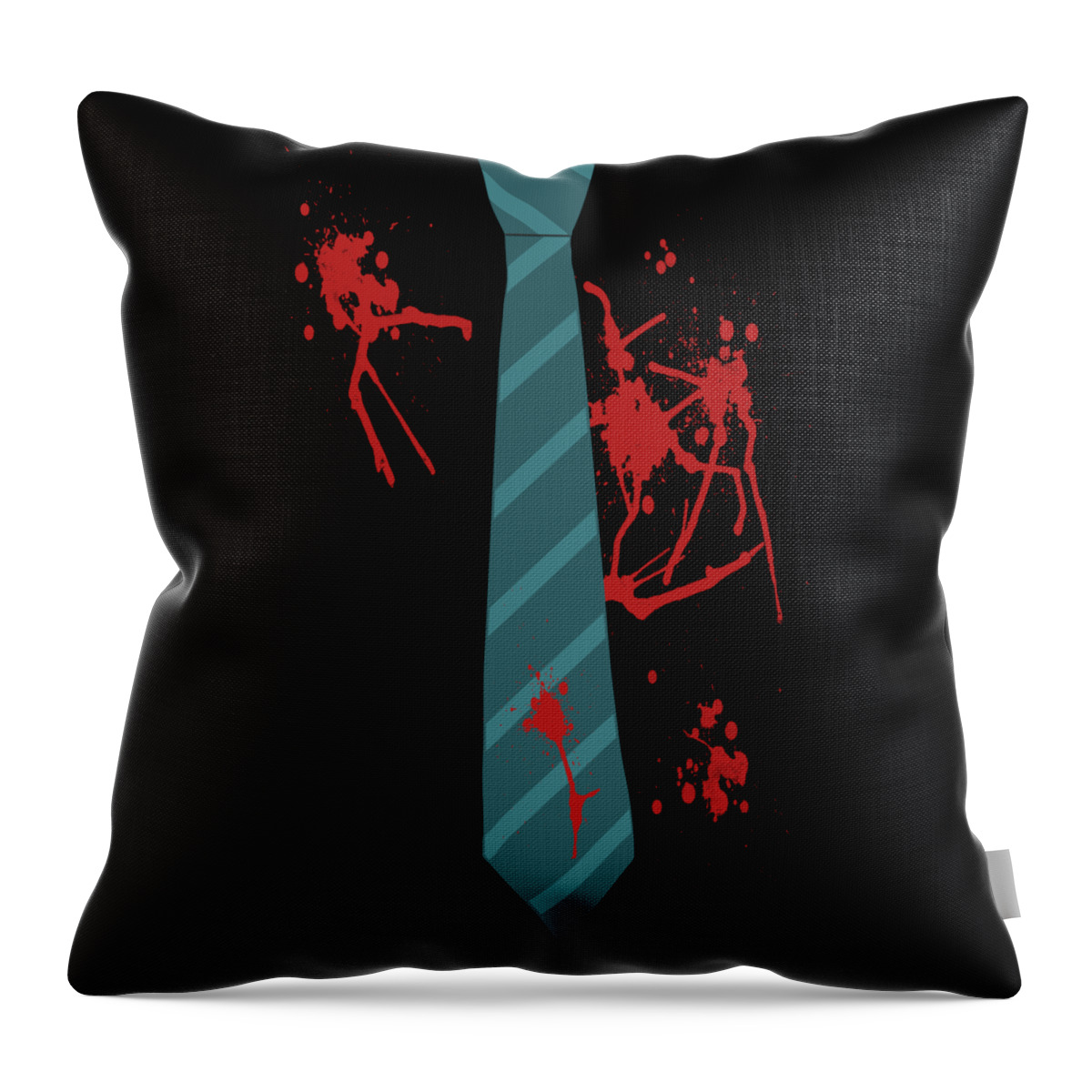 Cool Throw Pillow featuring the digital art Zombie Hunter Halloween Costume by Flippin Sweet Gear