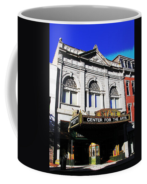 Easton Pa Coffee Mug featuring the photograph Easton PA State Theater Center for the Arts by Jacqueline M Lewis