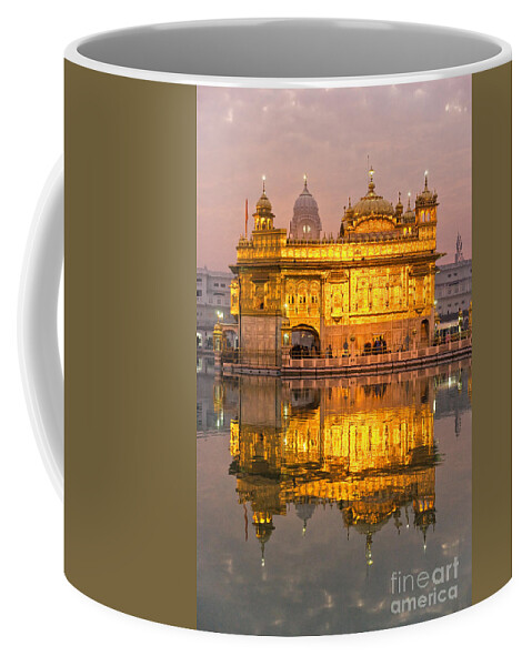 Amritsar Coffee Mug featuring the photograph Golden Temple in Amritsar - Punjab - India by Luciano Mortula