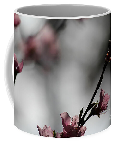 Peach Blossom Coffee Mug featuring the photograph Peach Blossom II by Karin Everhart