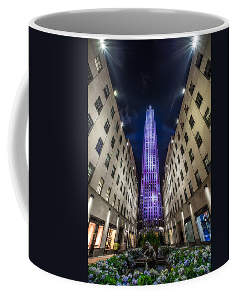 New York Coffee Mug featuring the photograph Rockefeller Center - New York - New York - USA 3 by Larry Marshall