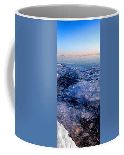 Panorama Coffee Mug featuring the photograph Superior Winter  by Doug Gibbons