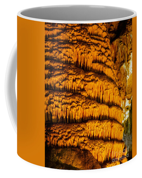 Carlsbad Caverns Coffee Mug featuring the photograph Temple of the Sun detail by Tracy Knauer