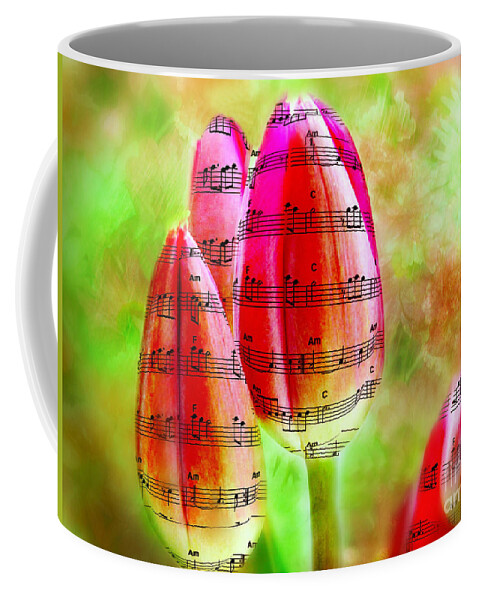 Flowers Coffee Mug featuring the photograph The Sound of Music by Elaine Manley