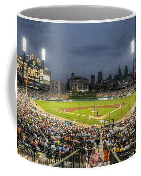 Comerica Coffee Mug featuring the photograph 0101 Comerica Park - Detroit Michigan by Steve Sturgill