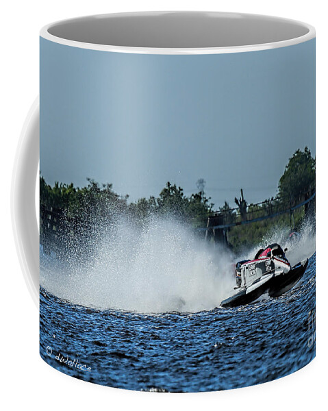 Port Coffee Mug featuring the photograph 09 c Boat Port Neches Riverfest by D Wallace