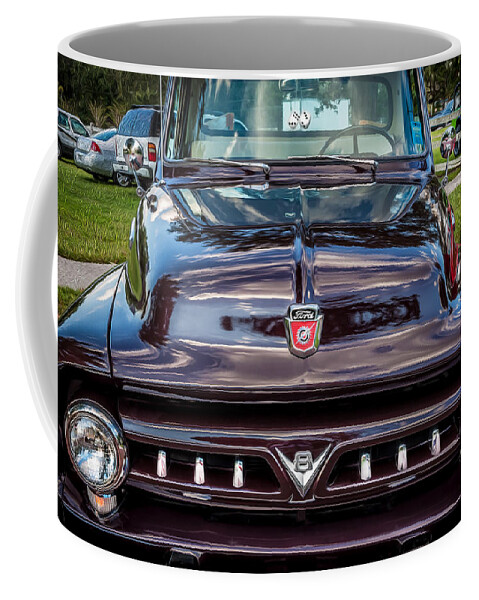 53 Ford Coffee Mug featuring the photograph 1953 Ford F100 Pickup Truck  by Rich Franco