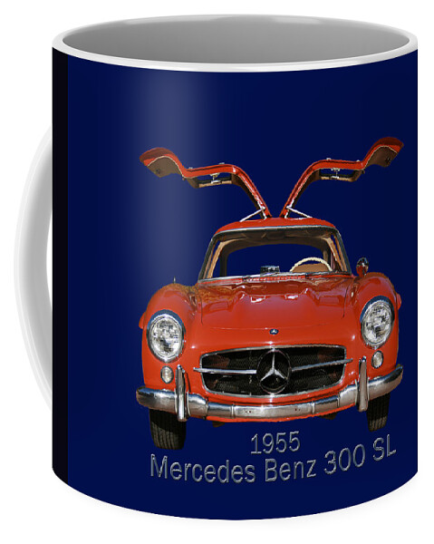 1955 Mercedes Benz 300 S L Coffee Mug by Jack Pumphrey - Fine Art America