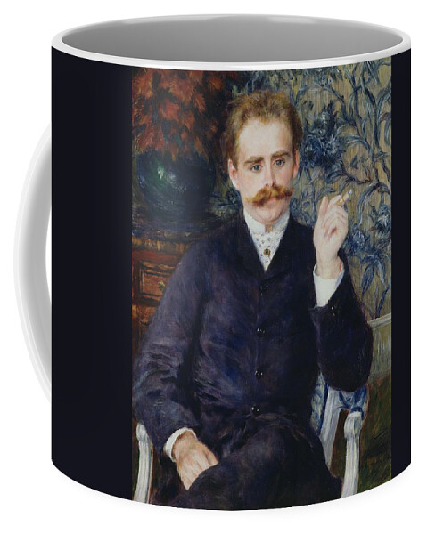 Renoir Coffee Mug featuring the painting Albert Cahen d Anvers by Pierre Auguste Renoir