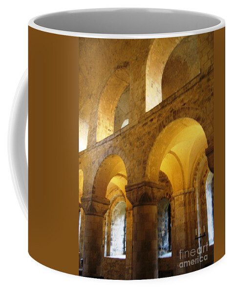 St. John's Chapel Coffee Mug featuring the photograph Arches by Denise Railey
