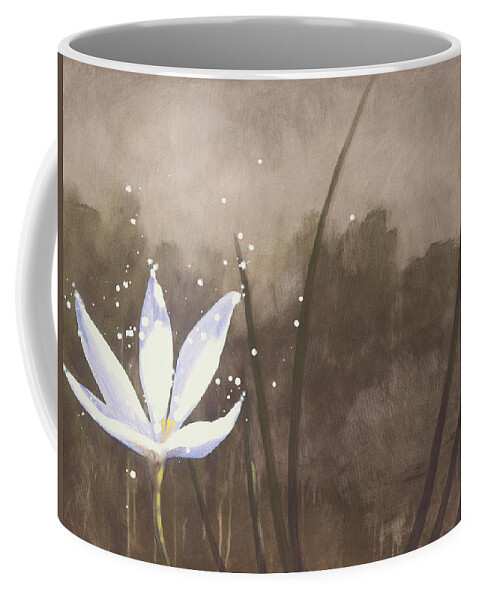 Aesthetic Coffee Mug featuring the painting Awakening by Jerome Lawrence