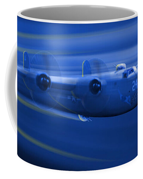 Warbirds Coffee Mug featuring the photograph B-24 Liberator Legend by Mike McGlothlen