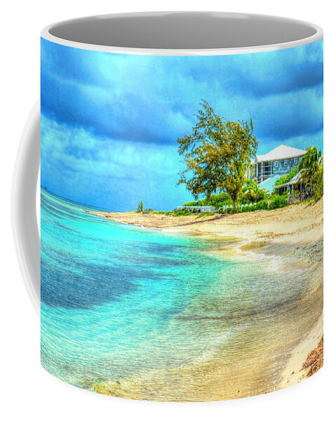 Beach Coffee Mug featuring the photograph Beach House #2 by Debbi Granruth