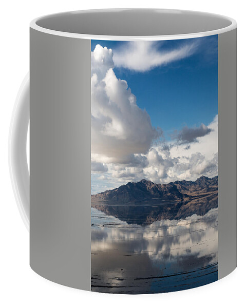America Coffee Mug featuring the photograph Bonneville Salt Flats #1 by Sue Leonard