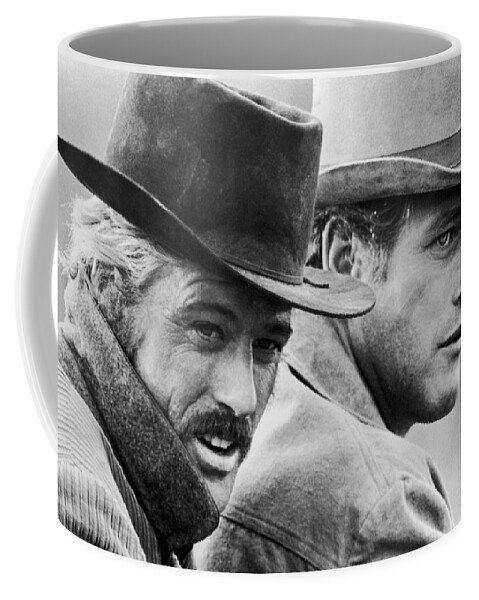 Paul Newman Coffee Mug featuring the photograph Butch Cassidy and the Sundance Kid by Paul Newman Robert Redford