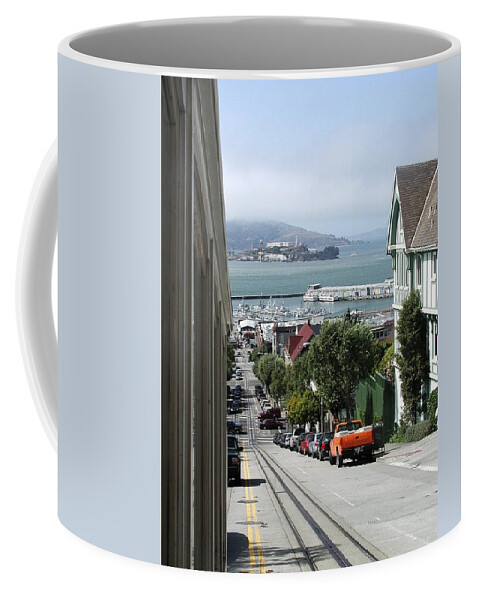 Cable Coffee Mug featuring the photograph Cable Car Ride #1 by Steve Ondrus